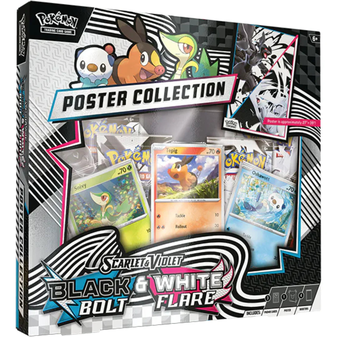 Pokémon TCG: Black Bolt & White Flare Poster Collection