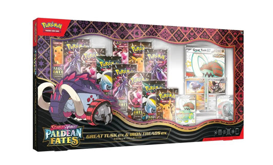 Pokemon Paldean Fates Great Tusk & Iron Treads Box