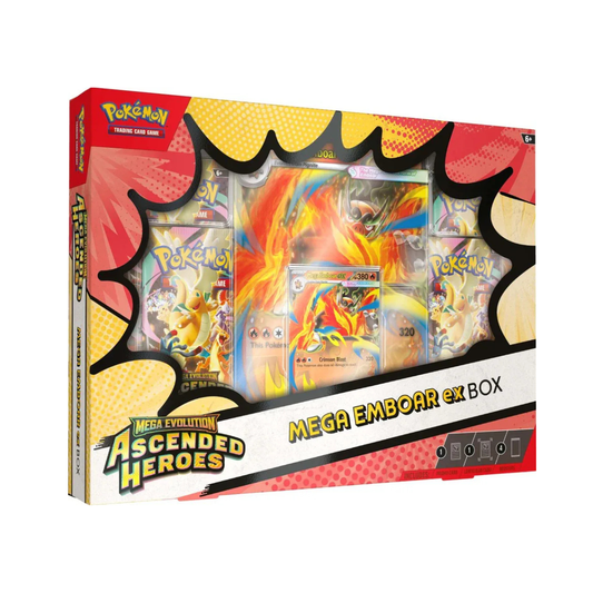 Pokémon Ascended Heroes Mega Emboar ex Box
